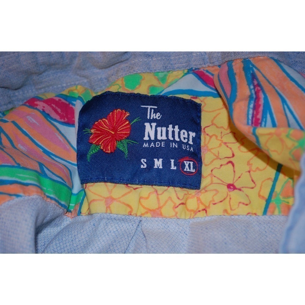 The Nutter Beach Cover Shirt Linen/Cotton Blend Size XL - Picture 7 of 8